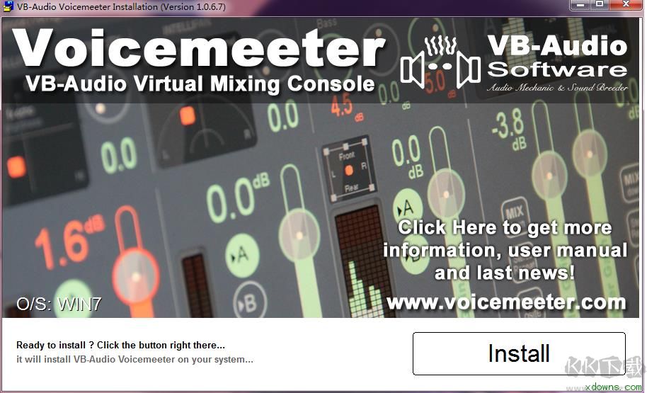 VB-Audio voice meeter(調音軟件)