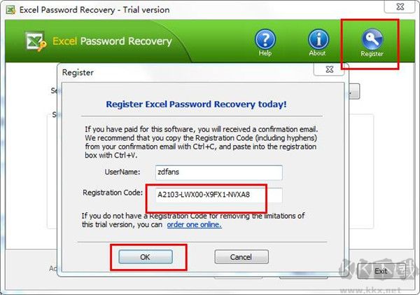 Excel Password Recovery綠色破解版