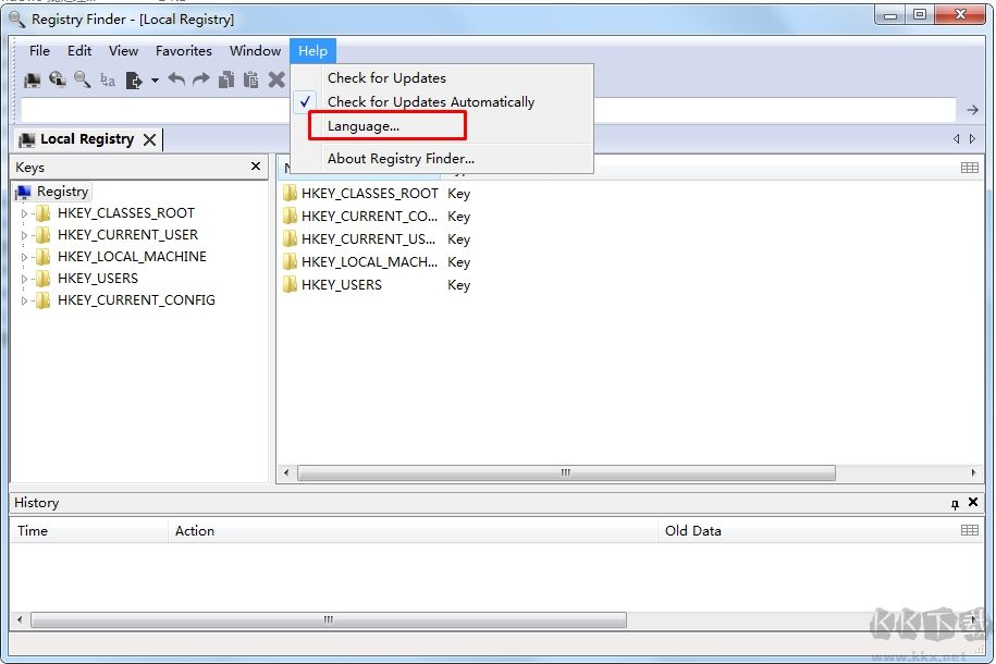 注冊表管理工具Registry Finder