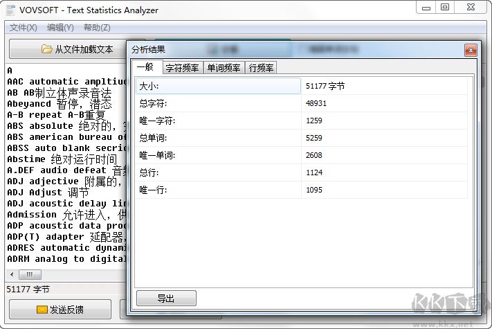 文本統(tǒng)計(jì)分析工具