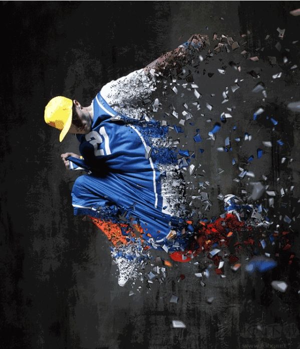 PS飛濺碎片特效插件