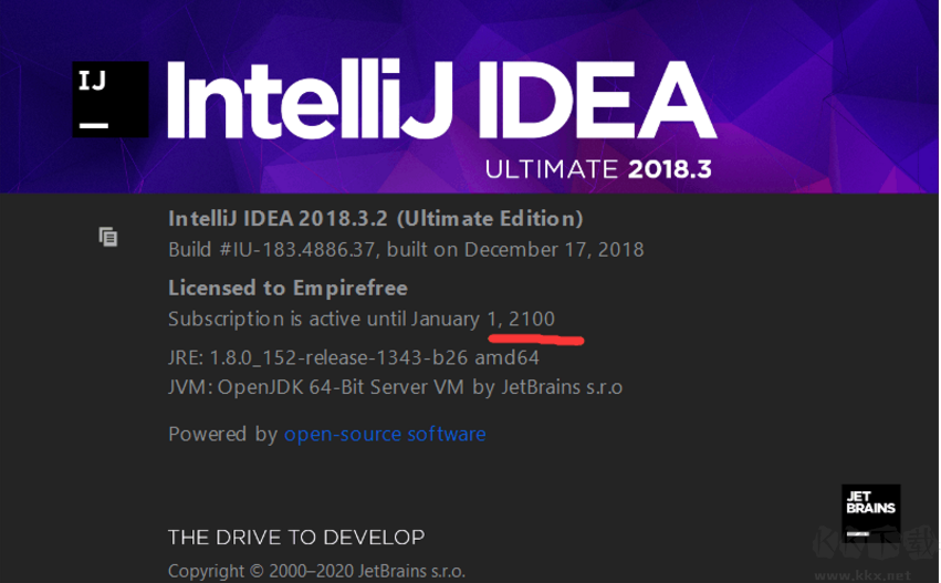 2020年IDEA永久激活教程(附IDEA激活碼)