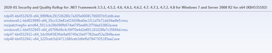 Win7 kb4535102補(bǔ)丁