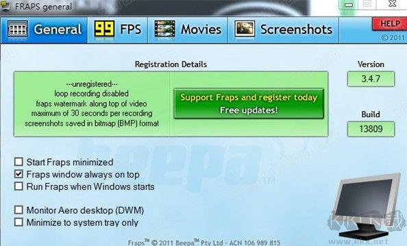 Fraps(游戲視頻錄制軟件)