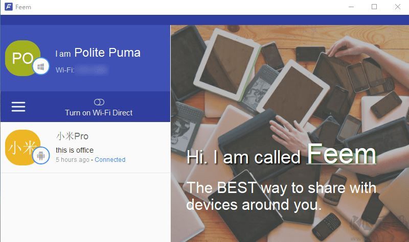 Feem文件傳輸工具