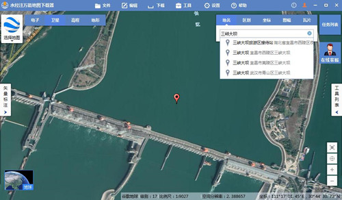 水經(jīng)注地圖下載器
