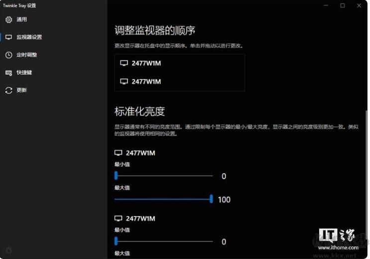 多屏幕亮度調(diào)節(jié)軟件Twinkle Tray