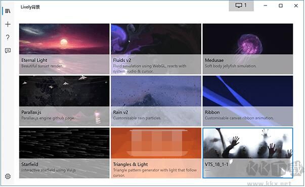 Win10動(dòng)態(tài)桌面壁紙軟件(Lively Wallpaper)