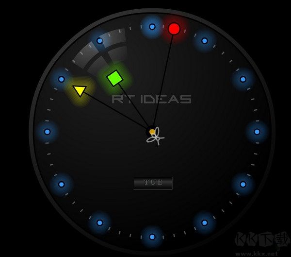 夜光時(shí)鐘屏保