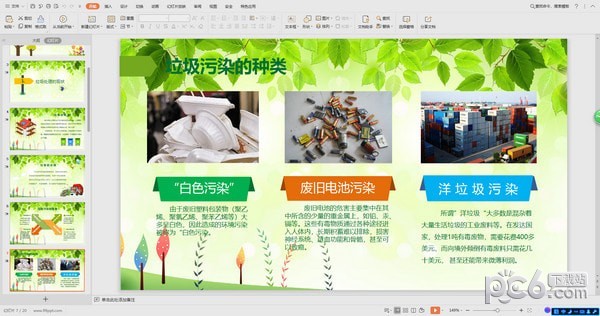 垃圾分類ppt模板免費下載