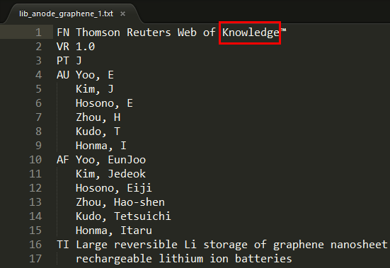 文獻索引分析軟件(HistCite)