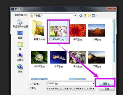 在photoshop中怎么打開Camera Raw進(jìn)行編輯