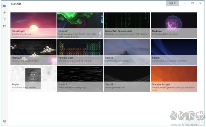 動(dòng)態(tài)壁紙軟件(Lively Wallpaper)