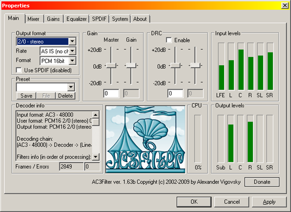 AC3Filter(音頻解碼器)