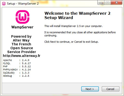 WampServer中文版截圖