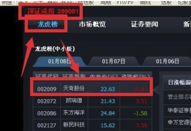 同花順電腦版怎么看龍虎榜