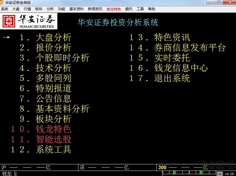 華安證券錢龍金典版