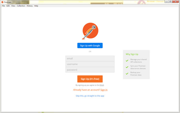 Postman官方下載截圖