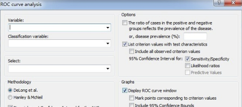 MedCalc中文破解版怎么做roc曲線