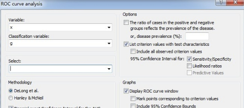 MedCalc中文破解版怎么做roc曲線