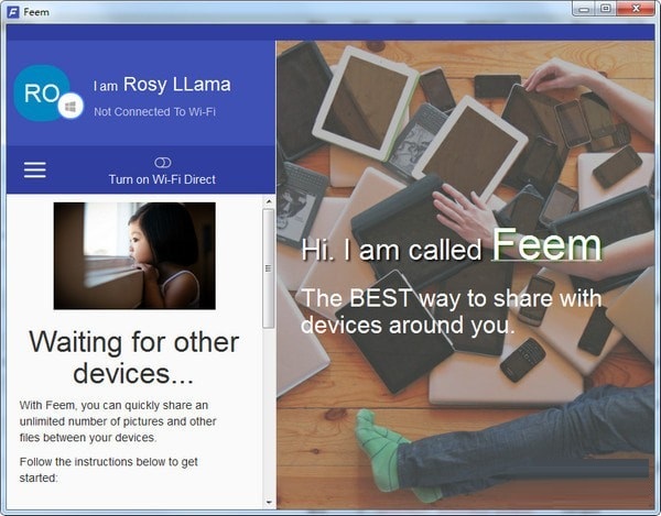 Feem局域網(wǎng)文件傳輸工具