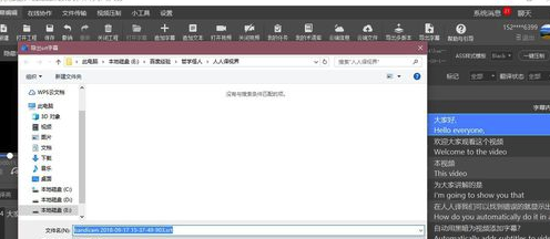 人人譯視界客戶端怎樣導出不同格式的字幕文件