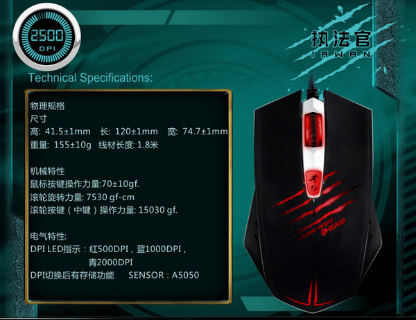 達(dá)爾優(yōu)dellyou執(zhí)法官游戲鼠標(biāo)官方驅(qū)動(dòng)程序