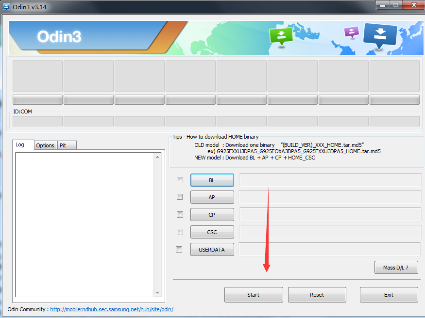 Odin3手機刷機工具