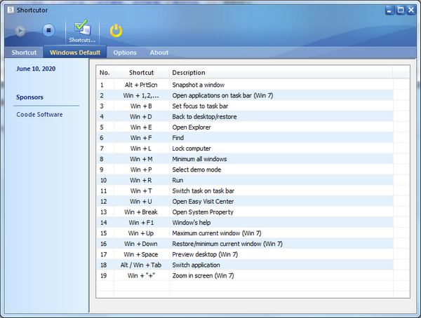 shortcutor電腦快捷鍵設(shè)置軟件