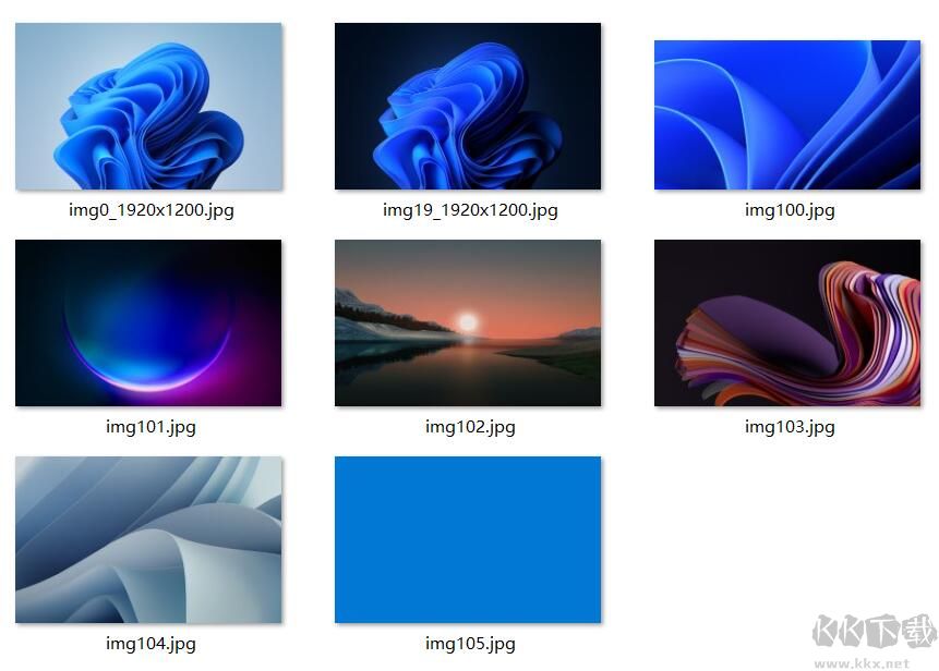 Windows11內(nèi)置精美壁紙包
