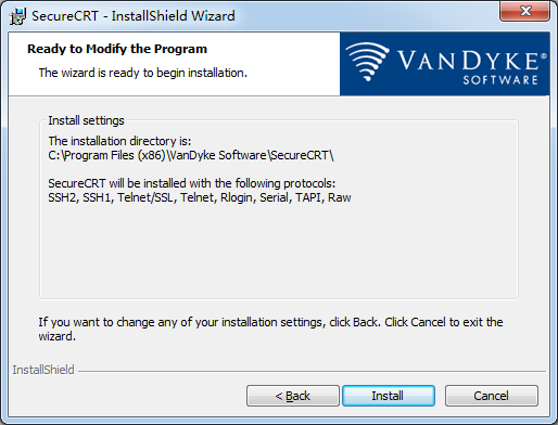 SecureCRT(SSH 客戶端軟件)