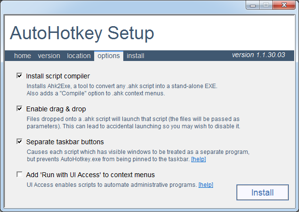 AutoHotkey自動按鍵工具