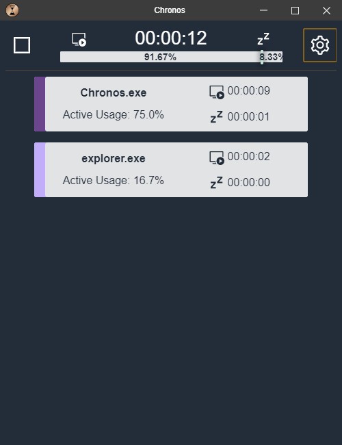 Chronos電腦進程追蹤器