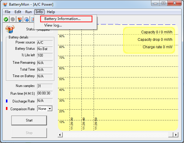 BatteryMon筆記本電腦電池管理軟件