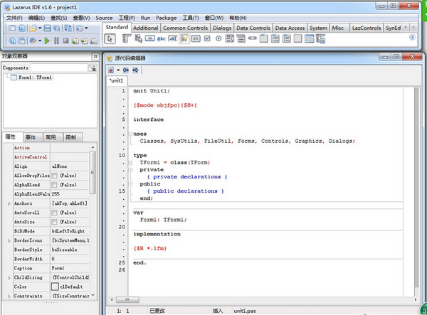 Lazarus(Pascal編譯器)