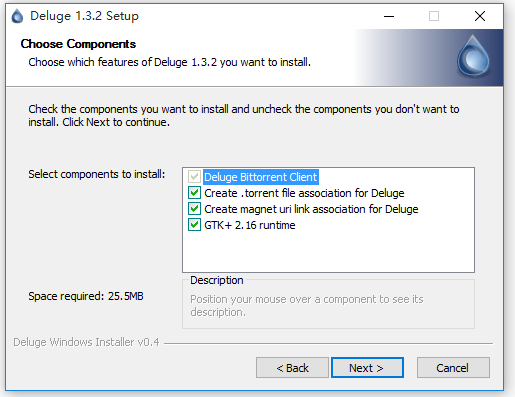 Deluge(BT磁力下載工具)