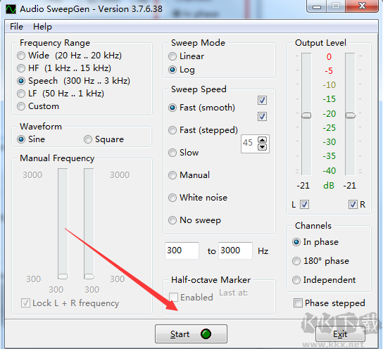 SweepGen音頻信號(hào)發(fā)生器