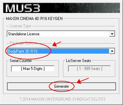 Bodypaint 3D三維紋理繪制軟件