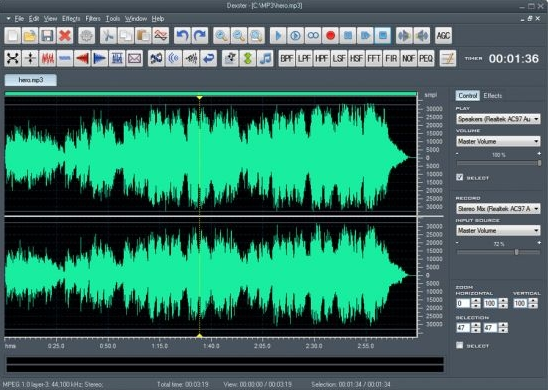 Softdiv Dexster Audio Editor(音頻編輯器)