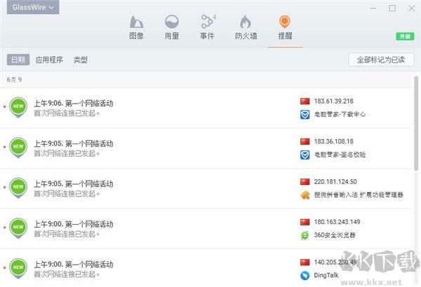 GlassWire網(wǎng)絡(luò)防火墻