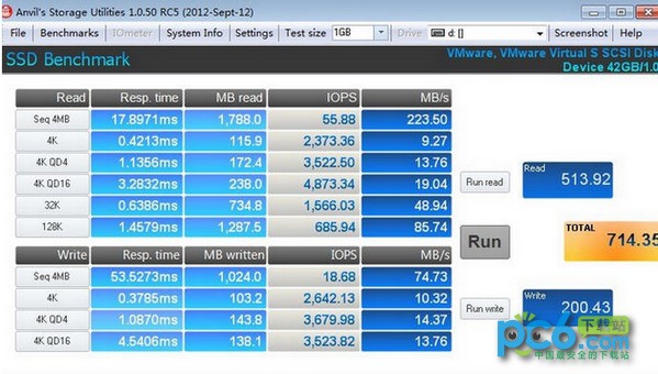 ssd固態(tài)硬盤測速工具(Anvils Storage Utilities)