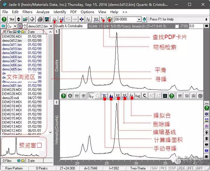 MDI Jade(XRD分析軟件)