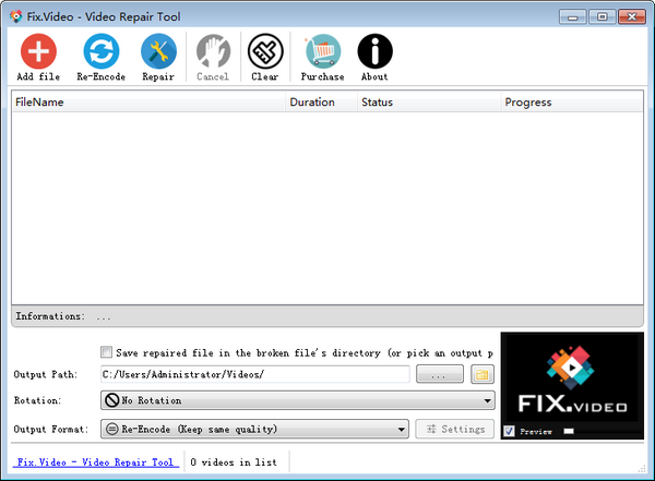 Video Repair Tool視頻修復(fù)軟件