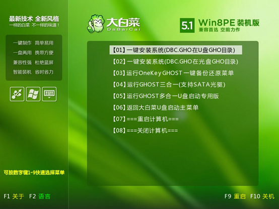 大白菜超級U盤啟動制作工具