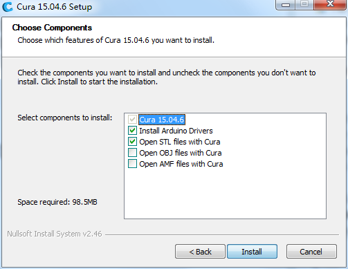 Cura(3D打印切片軟件)截圖