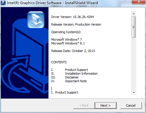 Intel HD Graphics核心顯卡驅(qū)動(dòng)截圖