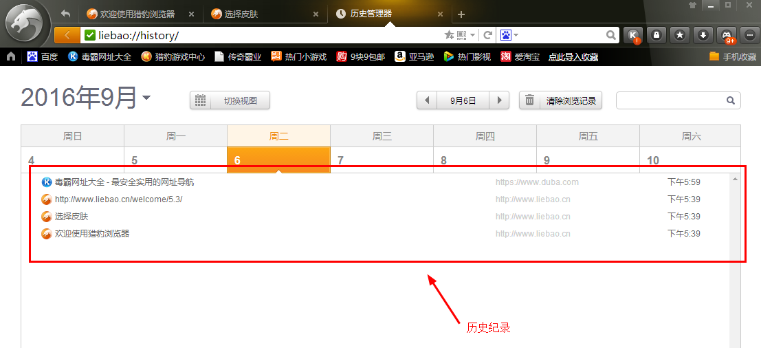 獵豹瀏覽器(獵豹安全瀏覽器)截圖