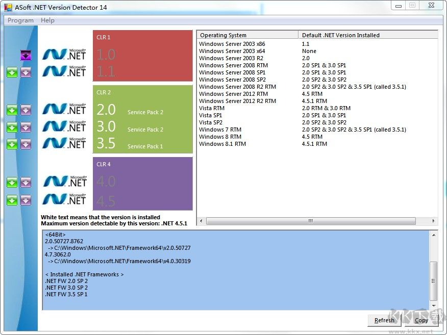.NET版本檢測(cè)軟件