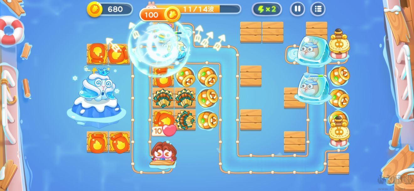 保衛(wèi)蘿卜4阿波尼克號(hào)全攻略 阿波尼克號(hào)攻略滿分通關(guān)圖文匯總[多圖]圖片45