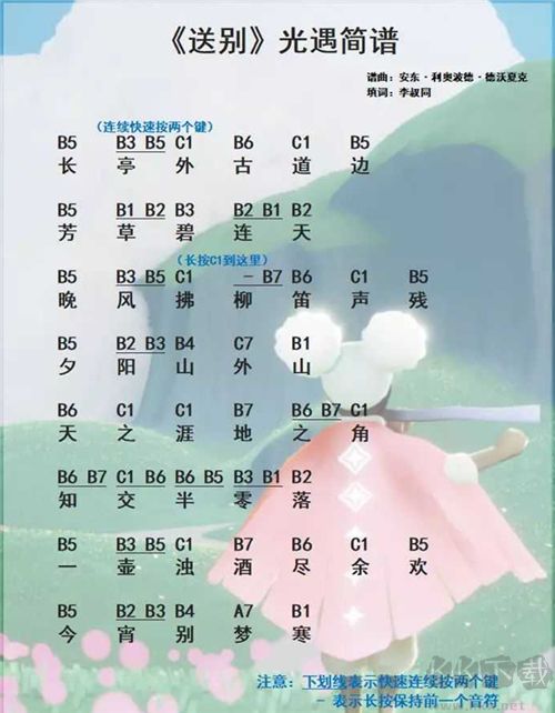 光遇琴譜合集 樂(lè)譜數(shù)字簡(jiǎn)單版圖片大全